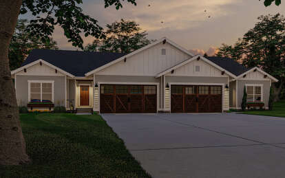 Modern Farmhouse House Plan #963-01101 Elevation Photo