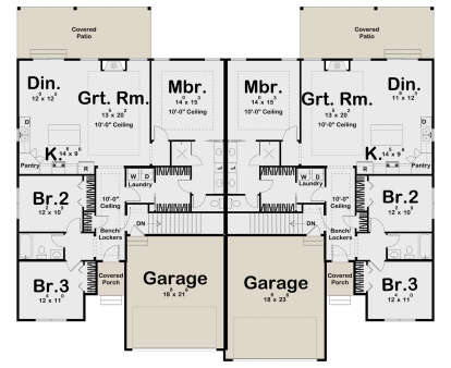 Main Floor  for House Plan #963-01101