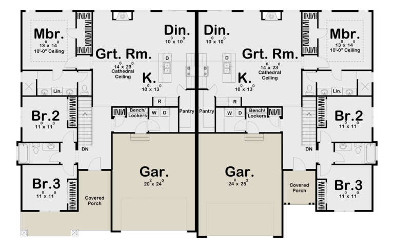 House Plan House Plan #32450 Drawing 1