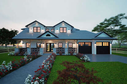 Craftsman House Plan #5984-00020 Elevation Photo