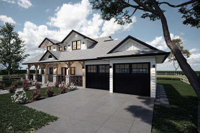Craftsman House Plan #5984-00020 Elevation Photo