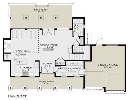 Main Floor  for House Plan #5984-00020