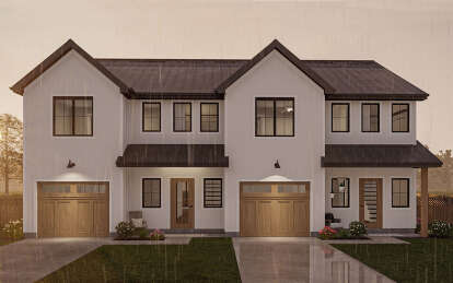 Modern Farmhouse House Plan #963-01105 Elevation Photo