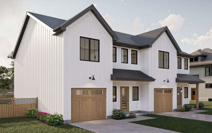Modern Farmhouse House Plan #963-01105 Elevation Photo