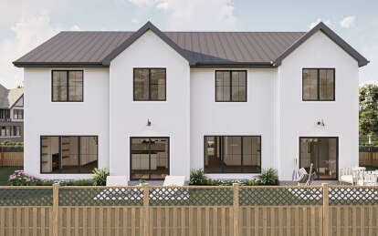 Modern Farmhouse House Plan #963-01105 Elevation Photo