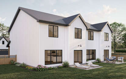 Modern Farmhouse House Plan #963-01105 Elevation Photo