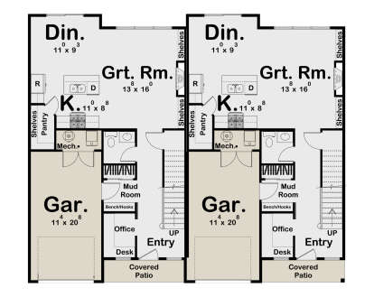 Main Floor  for House Plan #963-01105