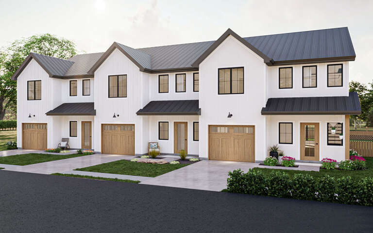 House Plan House Plan #32455 Angled Front Elevation
