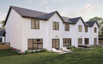 Modern Farmhouse House Plan #963-01106 Elevation Photo