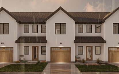 Modern Farmhouse House Plan #963-01106 Elevation Photo