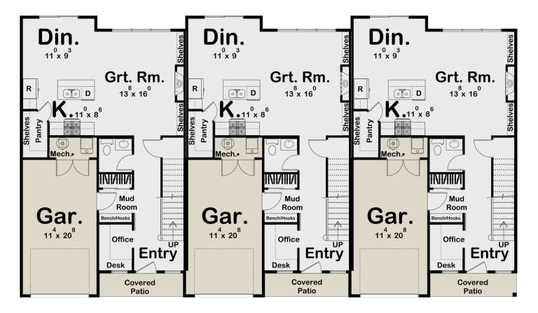 House Plan House Plan #32455 Drawing 1