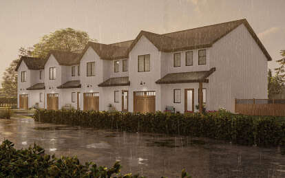 Modern Farmhouse House Plan #963-01107 Elevation Photo