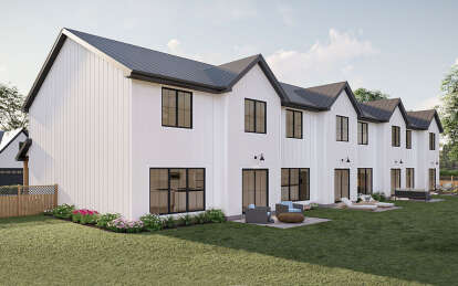 Modern Farmhouse House Plan #963-01107 Elevation Photo