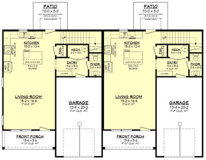 Main Floor  for House Plan #041-00381