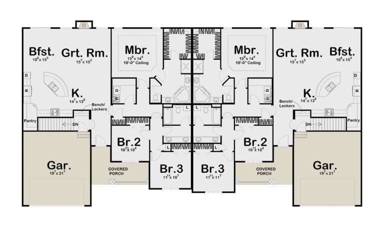 House Plan House Plan #32458 Drawing 1