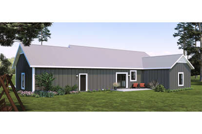 Modern Farmhouse House Plan #1776-00148 Elevation Photo