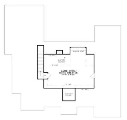 Second Floor for House Plan #110-00132