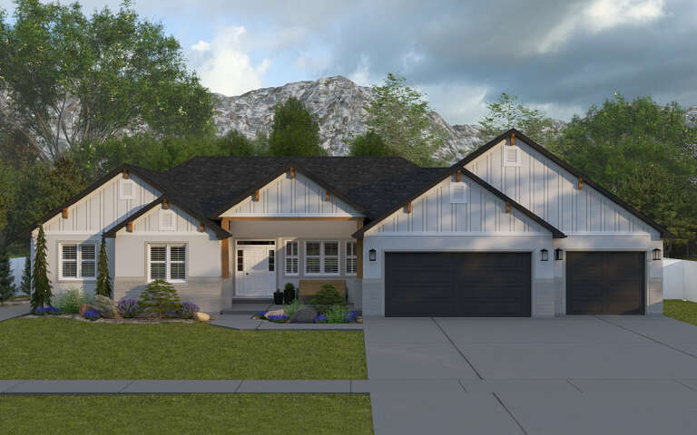 House Plan House Plan #32463 Front Elevation 