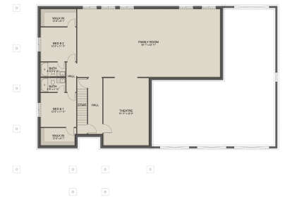 Basement for House Plan #2802-00346