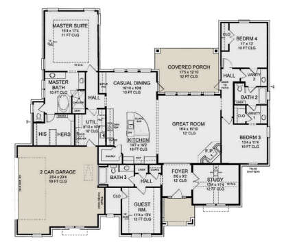 Main Floor  for House Plan #8292-00001
