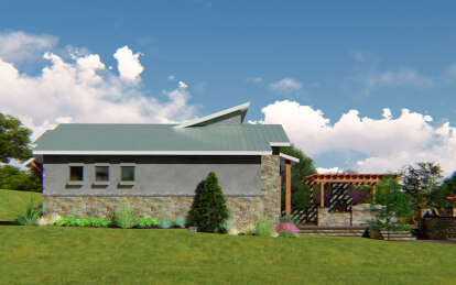 Contemporary House Plan #8292-00002 Elevation Photo