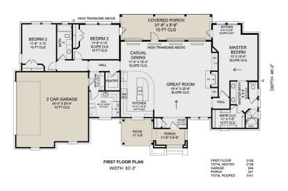 Main Floor  for House Plan #8292-00002