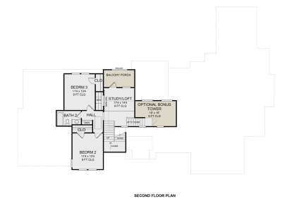 Second Floor for House Plan #8292-00003