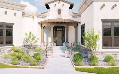 Mediterranean House Plan #8292-00004 Elevation Photo