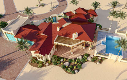 Southwest House Plan #8292-00005 Elevation Photo