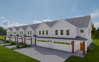 Modern Farmhouse House Plan #2802-00348 Elevation Photo