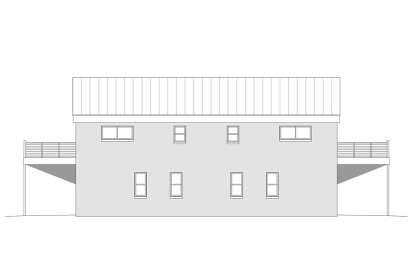 Modern House Plan #940-01241 Elevation Photo