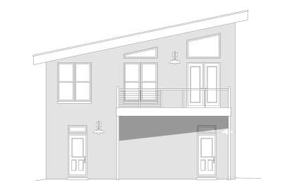 Modern House Plan #940-01241 Elevation Photo