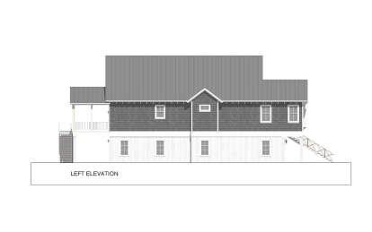 Coastal House Plan #6316-00019 Elevation Photo