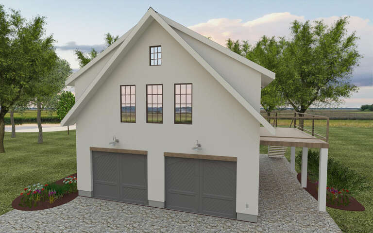 House Plan House Plan #32482 Angled Front Elevation