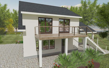 Cottage House Plan #6316-00020 Elevation Photo