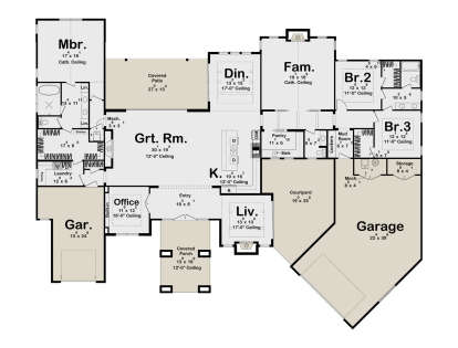 Main Floor  for House Plan #963-01109
