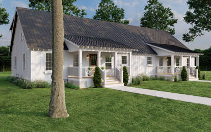 Modern Farmhouse House Plan #8318-00407 Elevation Photo
