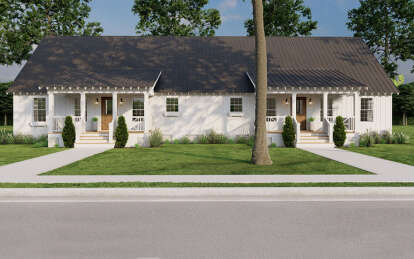 Modern Farmhouse House Plan #8318-00407 Elevation Photo