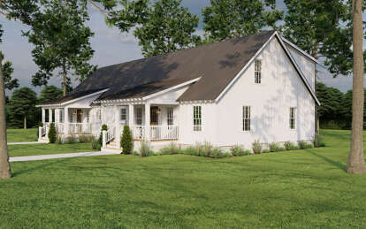 Modern Farmhouse House Plan #8318-00407 Elevation Photo