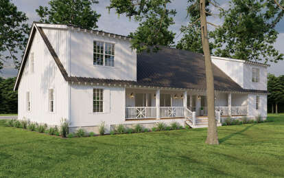 Modern Farmhouse House Plan #8318-00407 Elevation Photo