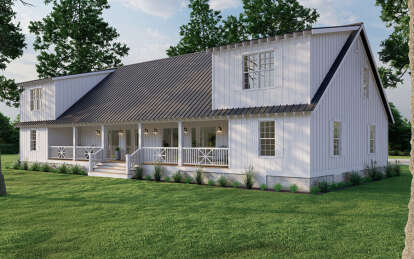 Modern Farmhouse House Plan #8318-00407 Elevation Photo