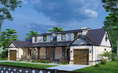 Craftsman House Plan #8318-00408 Elevation Photo
