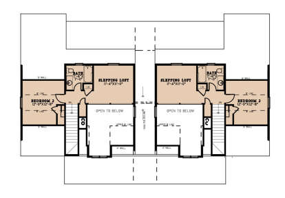 Second Floor for House Plan #8318-00408