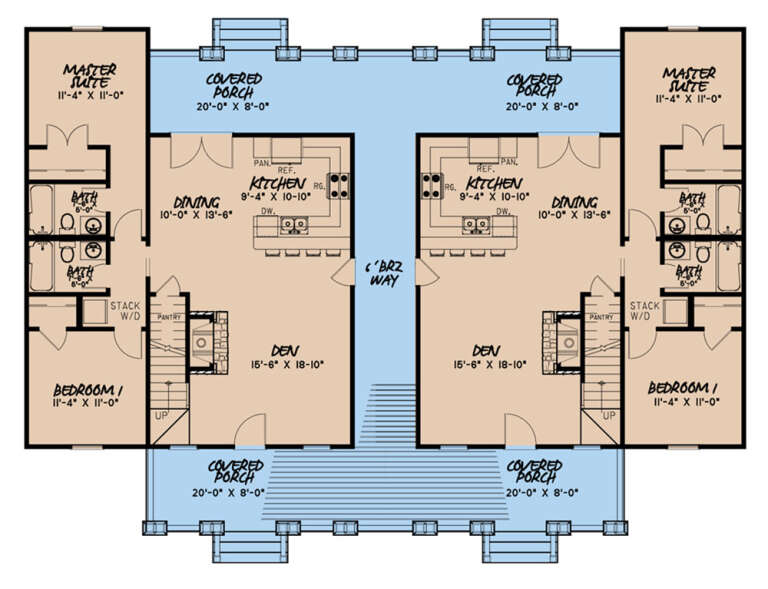 House Plan House Plan #32486 Drawing 1