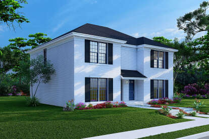 European House Plan #8318-00410 Elevation Photo