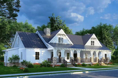 Craftsman House Plan #8318-00411 Elevation Photo