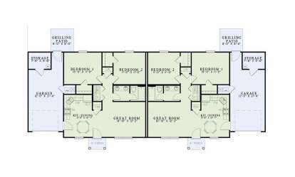 Main Floor  for House Plan #110-01119
