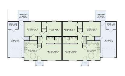 Main Floor  for House Plan #110-01120