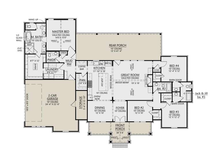 House Plan House Plan #32491 Drawing 1