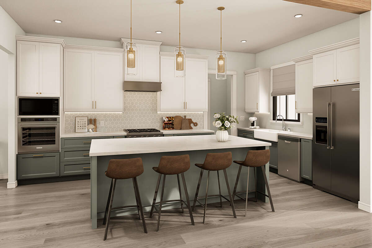 Modern Farmhouse Plan: 2,343 Square Feet, 4 Bedrooms, 3.5